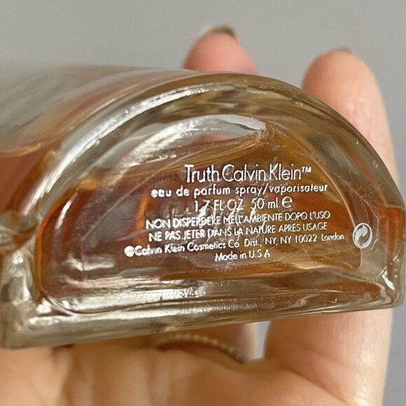 Calvin Klein Truth EDP Eau De Parfum - 50ml, 75% Full - Picture 3 of 5